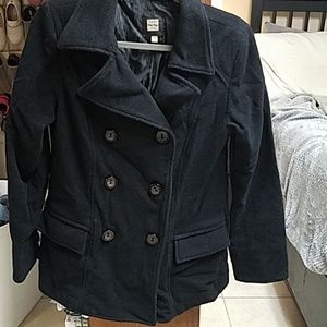 Old Navy small black pea coat
